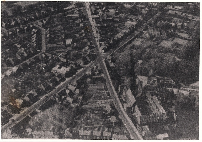 Haywards Heath transmitter from space, 1950.